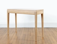 Console pliante en chêne teinte naturelle 100x40 cm Console pliante en chêne teinte naturelle 100x40 cm