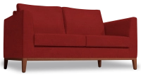 Canapé design 2 places tissu orange brulé Canapé design 2 places tissu orange brulé