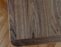 Table basse carrée en noyer teinte naturelle 100x100 cm 100x100 cm Table basse carrée en noyer teinte naturelle 100x100 cm 100x100 cm