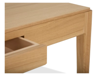 Bureau design en chêne teinte naturelle L80 cm Bureau design en chêne teinte naturelle L80 cm