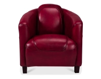 Leather club armchair burgundy Leather club armchair burgundy