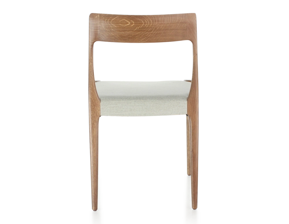 Scandinavian chair walnut-stained wood natural beige fabric seat natural wood stain burgundy fabric seat Scandinavian chair walnut-stained wood natural beige fabric seat natural wood stain burgundy fabric seat