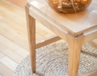 H45 cm design stool natural wood stain wooden seat H45 cm design stool natural wood stain wooden seat