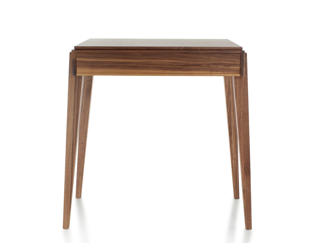 Scandinavian walnut desk natural tint L80 cm Scandinavian walnut desk natural tint L80 cm