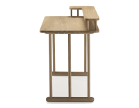 Bureau design en chêne teinte naturelle L150 cm Bureau design en chêne teinte naturelle L150 cm