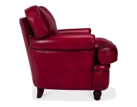 Leather club armchair burgundy Leather club armchair burgundy