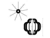 Lampe sur socle en bois et fil de coton tressage croisé Lampe sur socle en bois et fil de coton tressage croisé