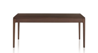 8 person oak dining table dark brown tint wooden top 210x90 cm 8 person oak dining table dark brown tint wooden top 210x90 cm