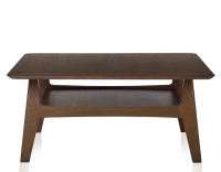 Table basse carrée en chêne teinte marron foncé 100x100 cm 100x100 cm Table basse carrée en chêne teinte marron foncé 100x100 cm 100x100 cm