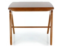 Bureau scandinave petit modèle bois teinte merisier L80 cm Bureau scandinave petit modèle bois teinte merisier L80 cm