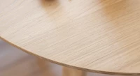 Table salle à manger en chêne teinte naturelle 140x100 cm