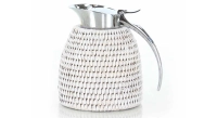 Thermos en rotin blanc 0.3 litre