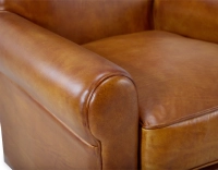 Fauteuil club cuir cognac Fauteuil club cuir cognac