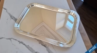 Tray with mesh and handles Tray with mesh and handles