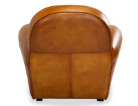 Fauteuil club cuir cognac accoudoirs cloutés Fauteuil club cuir cognac accoudoirs cloutés