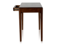 Bureau design en chêne teinte marron foncé L80 cm Bureau design en chêne teinte marron foncé L80 cm