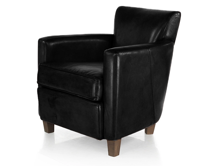 Fauteuil club cuir noir Fauteuil club cuir noir