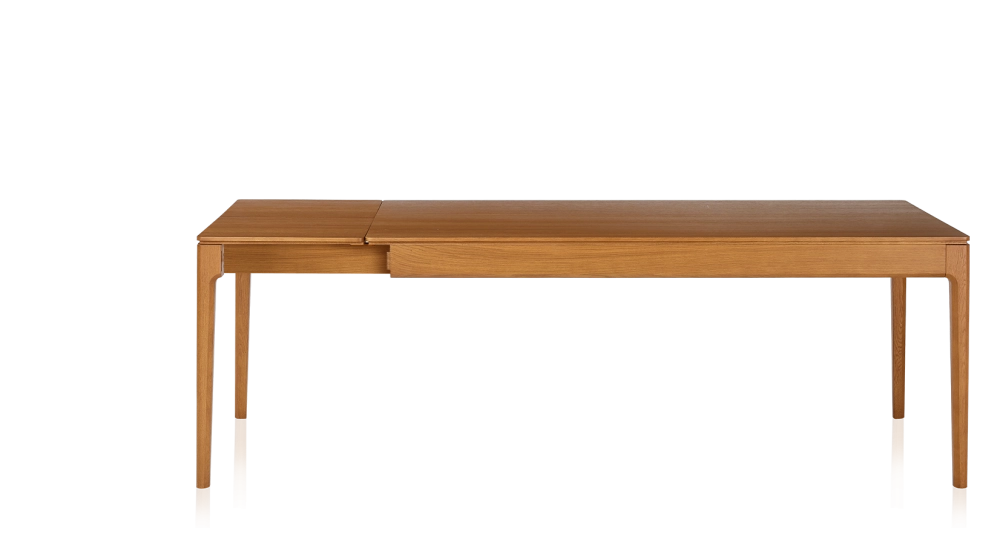Table extensible en chêne 8 à 12 personnes avec plateau et allonges bois teinte merisier 180x100 cm Table extensible en chêne 8 à 12 personnes avec plateau et allonges bois teinte merisier 180x100 cm