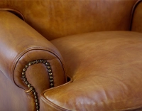 Fauteuil club cuir cognac Fauteuil club cuir cognac