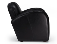 Leather club armchair black Leather club armchair black