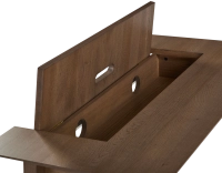 Oak design desk walnut stain l100 cm Oak design desk walnut stain l100 cm