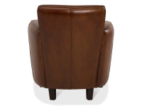 Fauteuil club cuir marron vintage Fauteuil club cuir marron vintage