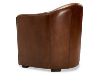 Fauteuil club cuir marron vintage Fauteuil club cuir marron vintage