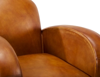Fauteuil club cuir cognac Fauteuil club cuir cognac
