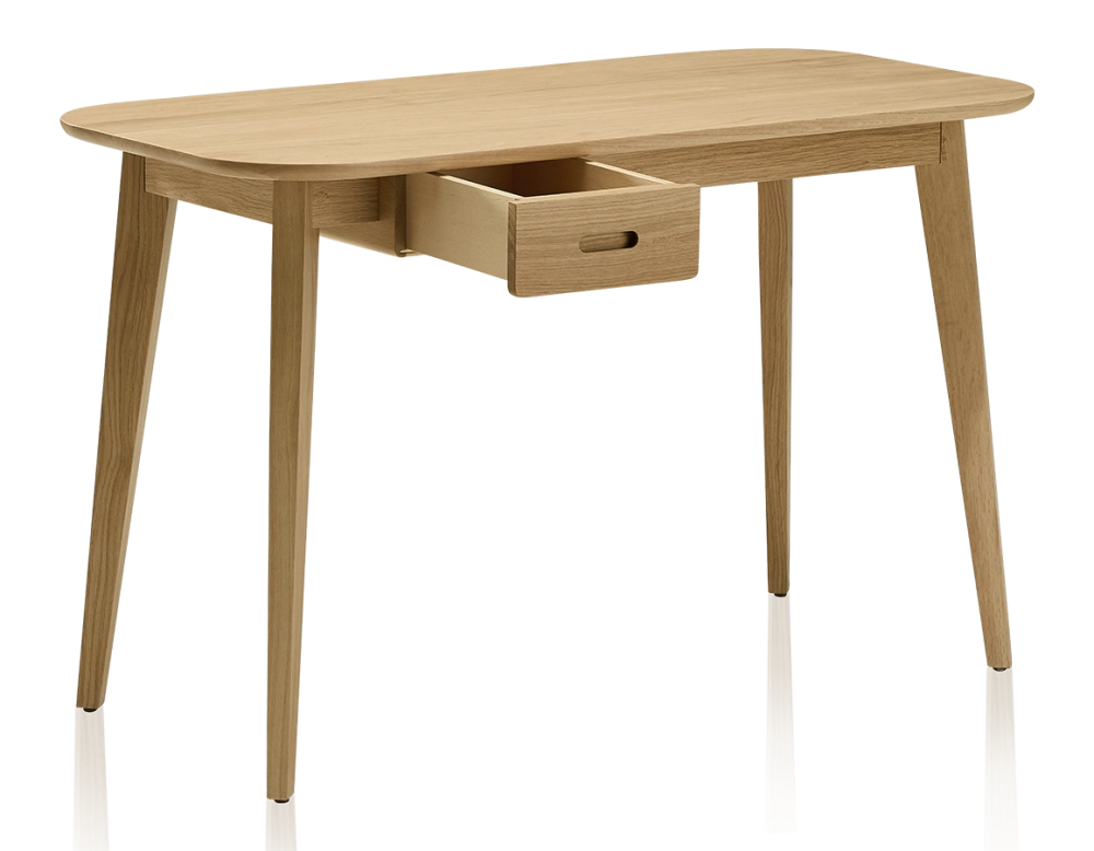 Bureau scandinave en chêne teinte naturelle L150 cm Bureau scandinave en chêne teinte naturelle L150 cm