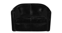 2 seater leather club sofa black 2 seater leather club sofa black