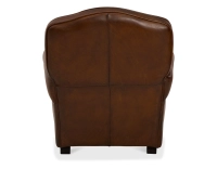 Fauteuil club cuir marron vintage Fauteuil club cuir marron vintage