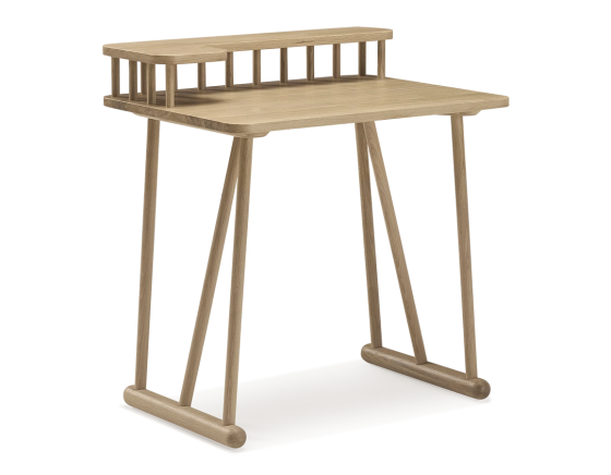 Oak design desk natural tint L80 cm