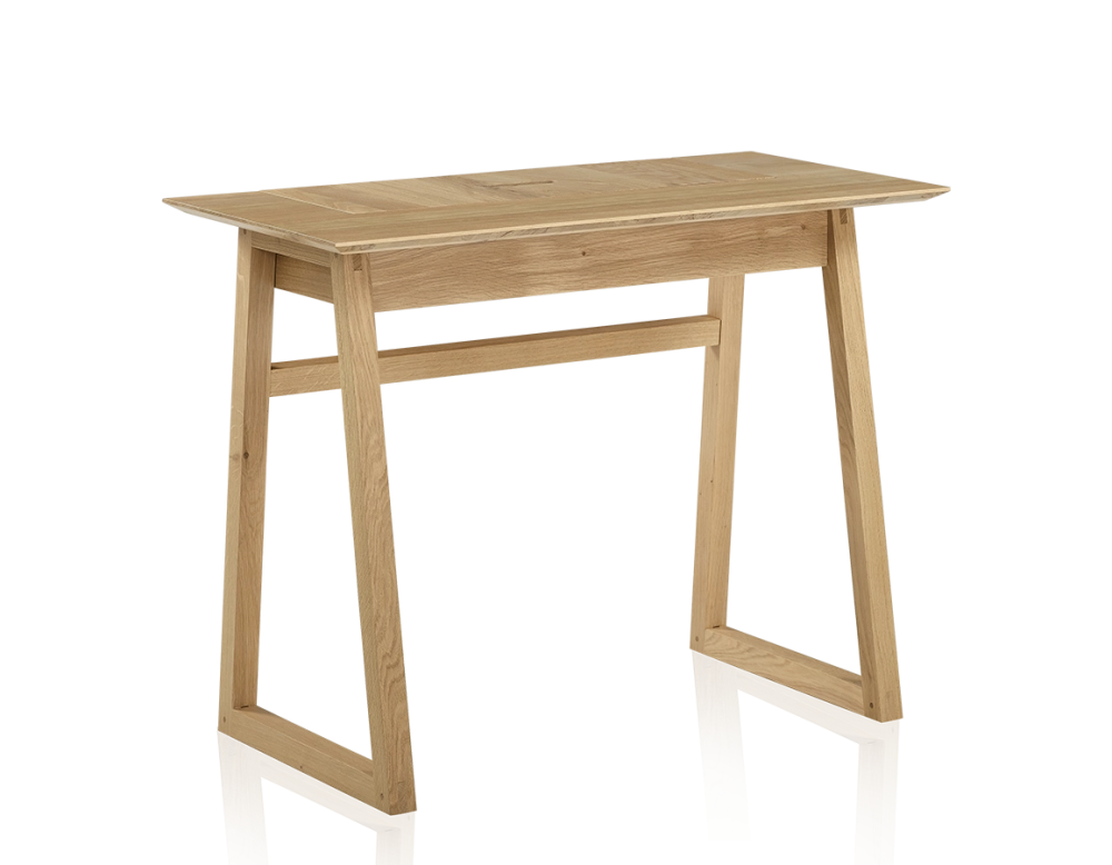 Bureau design en chêne teinte naturelle l150 cm Bureau design en chêne teinte naturelle l150 cm