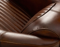 Leather club armchair vintage brown Leather club armchair vintage brown
