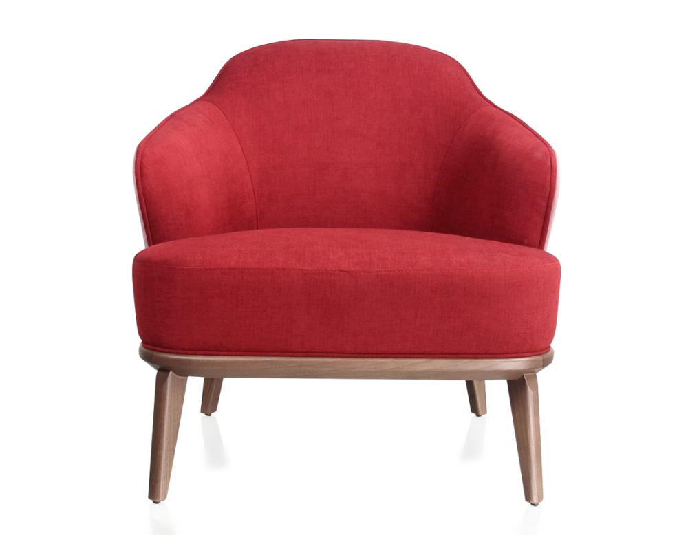 Fauteuil design tissu bordeaux et vieux rose Fauteuil design tissu bordeaux et vieux rose