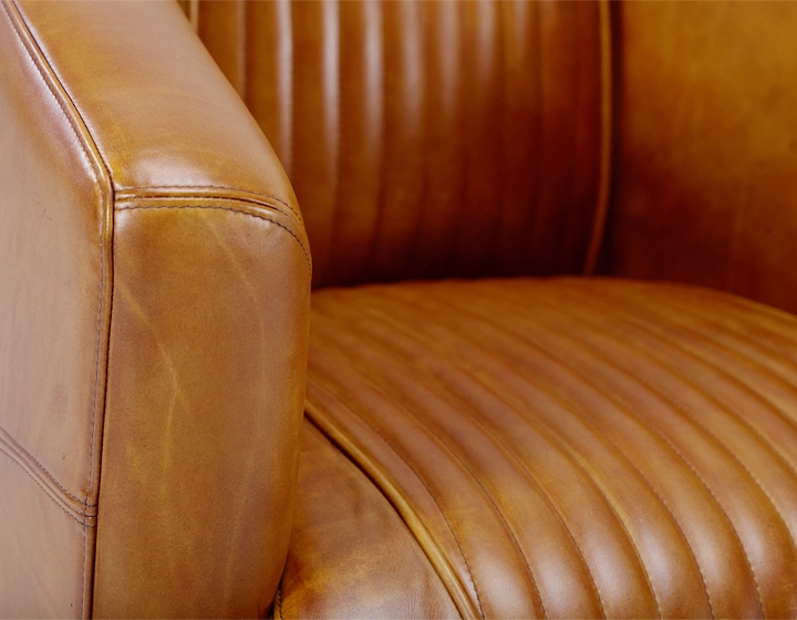 Fauteuil club cuir cognac Fauteuil club cuir cognac