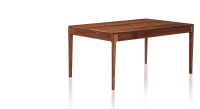 Table extensible 6 à 12 personnes en noyer avec plateau et allonges bois teinte naturelle 140x100 cm Table extensible 6 à 12 personnes en noyer avec plateau et allonges bois teinte naturelle 140x100 cm