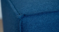Pouf tissu bleu marine Pouf tissu bleu marine