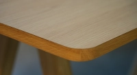 Bureau design en chêne teinte naturelle L140 cm