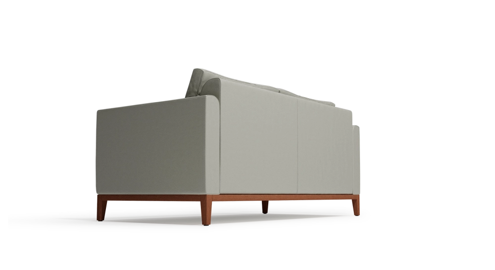 2.5-seater sofa design pearl grey leather 2.5-seater sofa design pearl grey leather