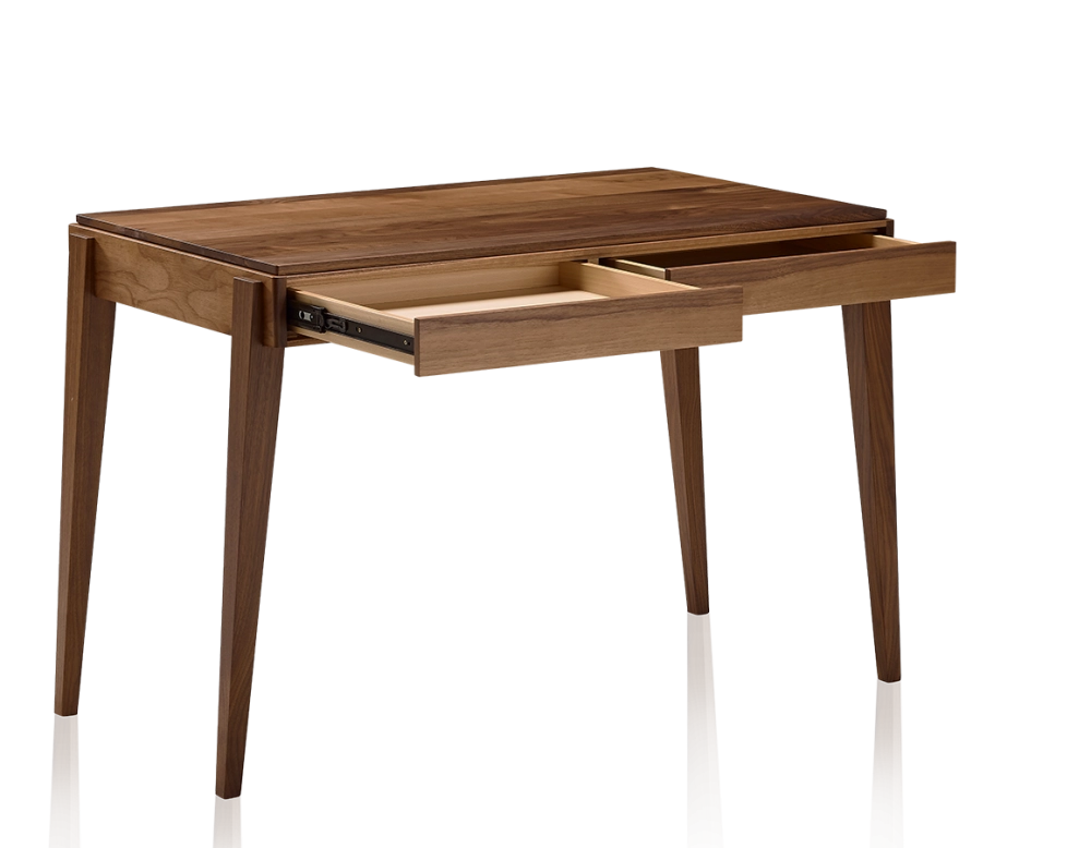 Scandinavian walnut desk natural tint L150 cm Scandinavian walnut desk natural tint L150 cm