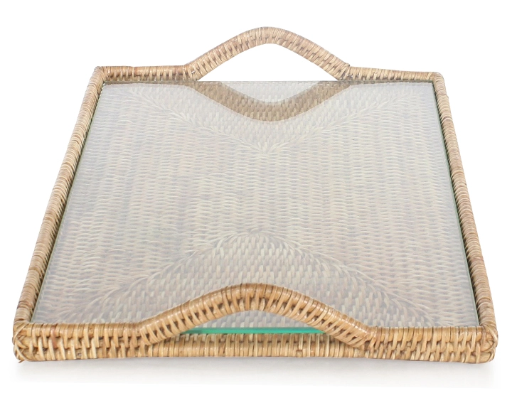 Plateau a fromage rectangulaire en rotin naturel grand modèle Plateau a fromage rectangulaire en rotin naturel grand modèle