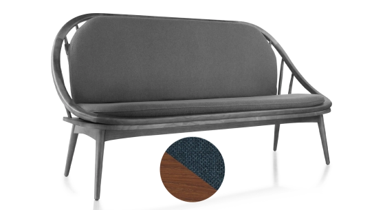 2 seater Scandinavian sofa