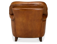 Fauteuil club cuir marron clair Fauteuil club cuir marron clair