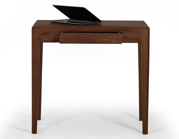 Bureau design en noyer teinte naturelle L80 cm Bureau design en noyer teinte naturelle L80 cm