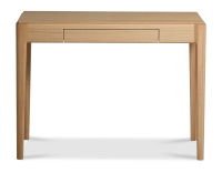 Bureau design en chêne teinte naturelle dorée L100 cm
