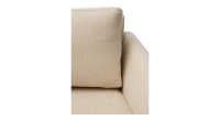 Canapé convertible 3 places tissus chiné beige Canapé convertible 3 places tissus chiné beige