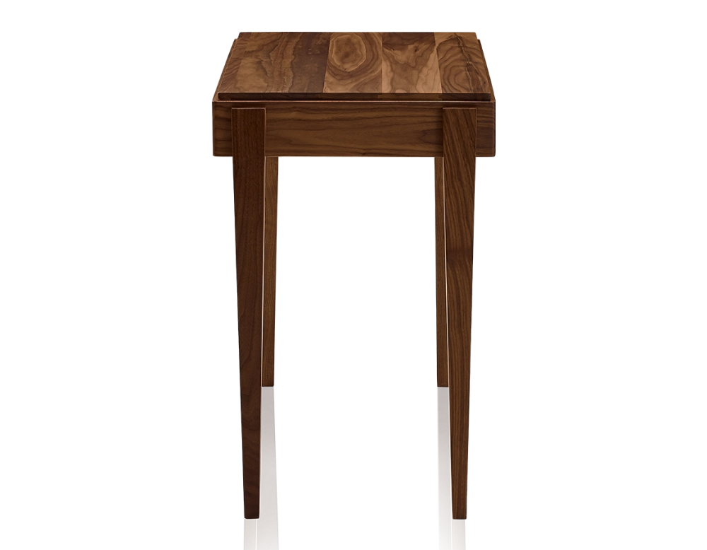 Bureau scandinave en noyer teinte naturelle L100 cm Bureau scandinave en noyer teinte naturelle L100 cm