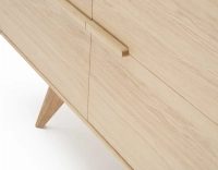 Buffet 3 portes en chêne bois teinte naturelle Buffet 3 portes en chêne bois teinte naturelle