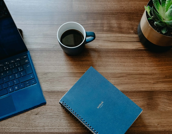 Walnut design desk 80 cm